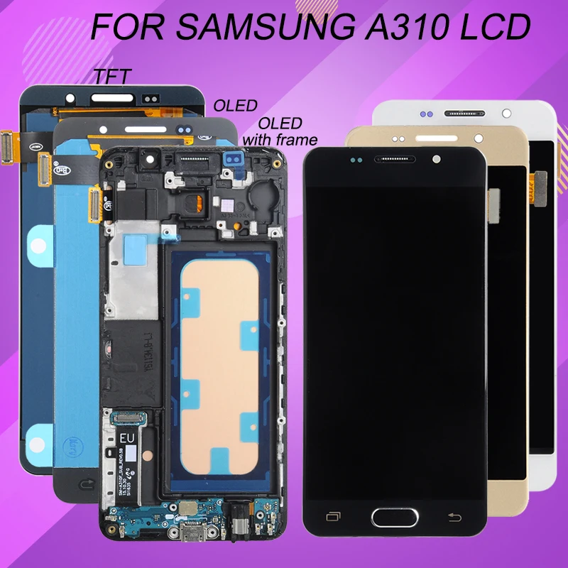 Catteny 4 7 дюймов A310 ЖК дисплей для Samsung Galaxy A3 2016 с сенсорным экраном дигитайзер
