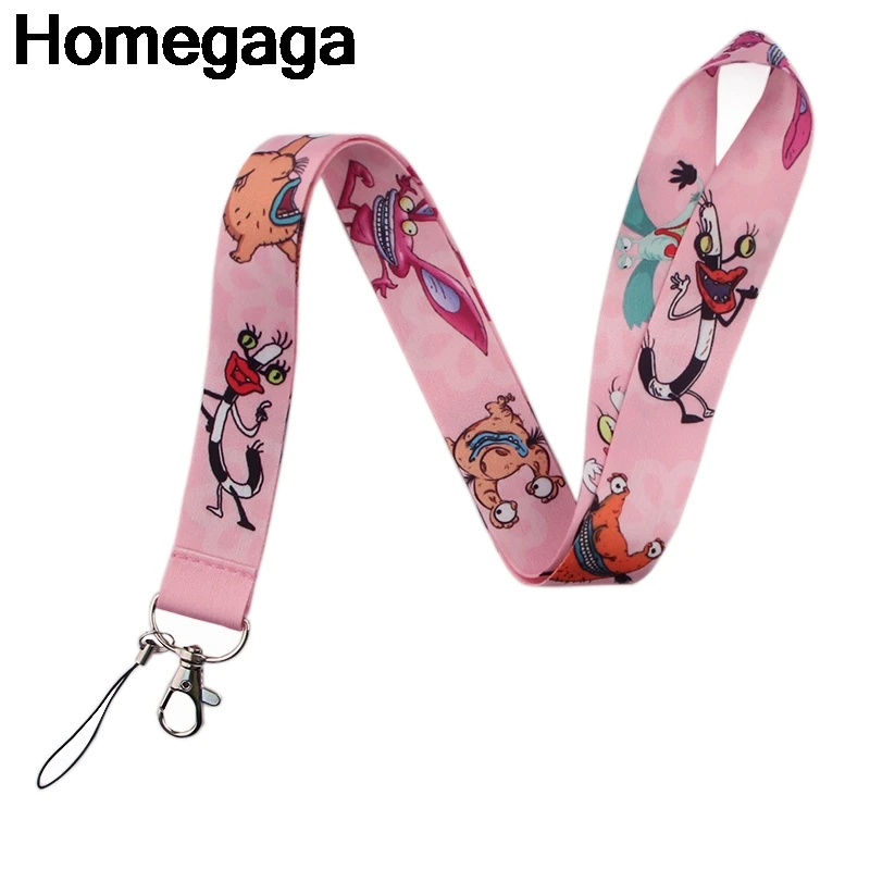 Homegaga Забавный Мультфильм Монстр ID пропуск карта значок мультфильм шеи ремни