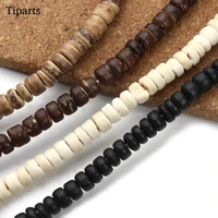 300pcsstring 5mm round natural wood spacer beads wooden prayer beads for diy necklaces bracelets jewelry making supplies
