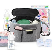 baby stroller bag nappy organizer travel pushchair hanging milk bottle bag pram accessories