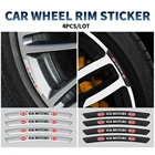 4 шт., наклейки на колесные диски KIA Cerato QLC Quoris Sportage Rio Sorento Soul Optima Ceed Forte Cadenza K5