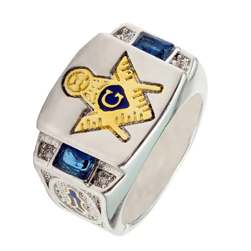 

The Masonic AG Gold Plating Copper Ring Size 8-15