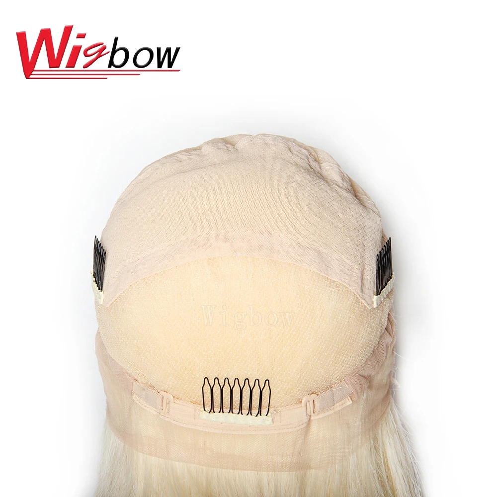 Wigbow OneCut волосы Remy перуанские прямые полноразмерные парики из человеческих волос