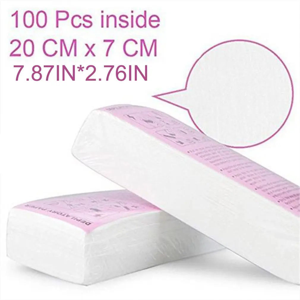 

Disposable Nail Hair Removal Wax Paper Hair Removal Cream Auxiliary Tool Waxing Depilatory Strip Wax Paper