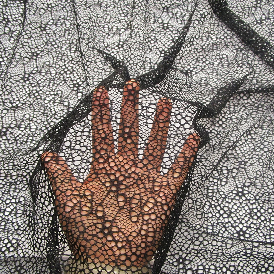 1 ярд Прозрачная кружевная ткань модное сексуальное белье из спандекса лоскутное