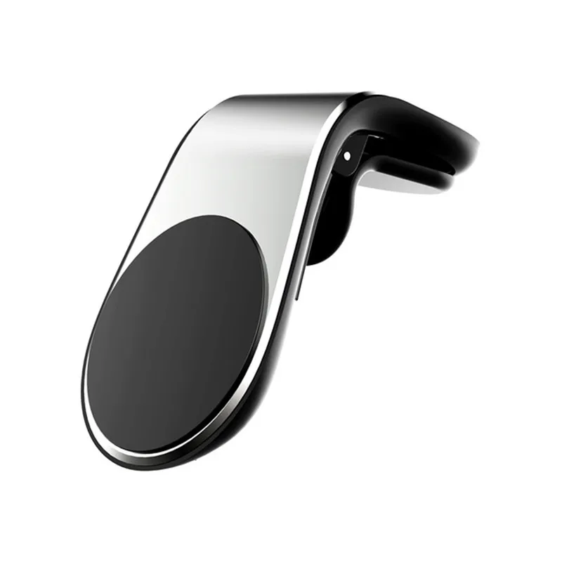 Silver VIKEFON Автомобильный держатель для телефона, магнитный держатель на вентиляционное отверстие, подставка для мобильного смартфона, магнитная поддержка сотового телефона, gps, для iPhone, Xiaomi, samsung - Цвет: Silver