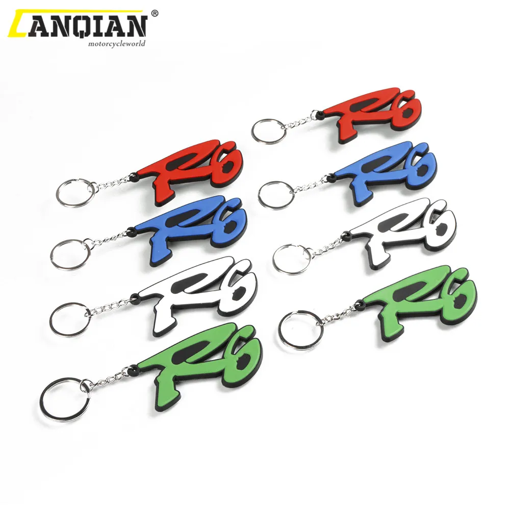 Универсальный брелок для ключей мотоцикла мягкий резиновый YAMAHA YZF-R1 YZF-R6 YZFR1 YZFR6 YZF