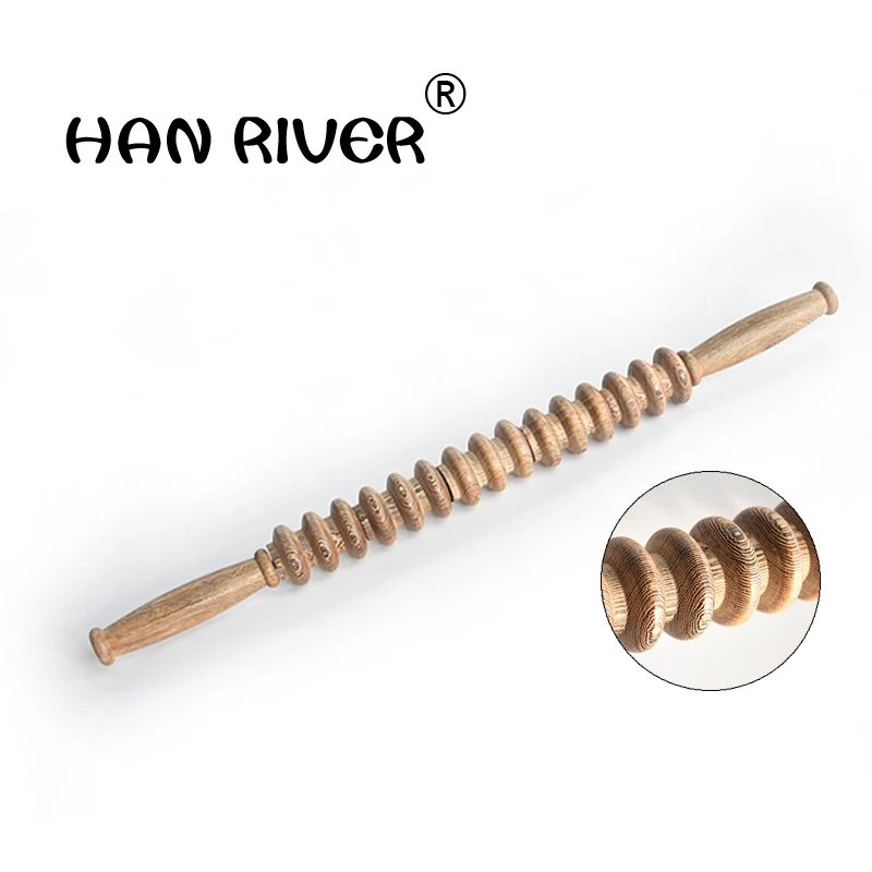 Деревянная Массажная палочка массажное колесо для ухода за здоровьем йоги