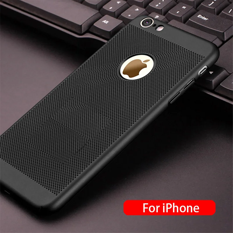 Ультратонкий телефонный чехол с отверстиями для отверстий и теплоотвода iPhone 11 12