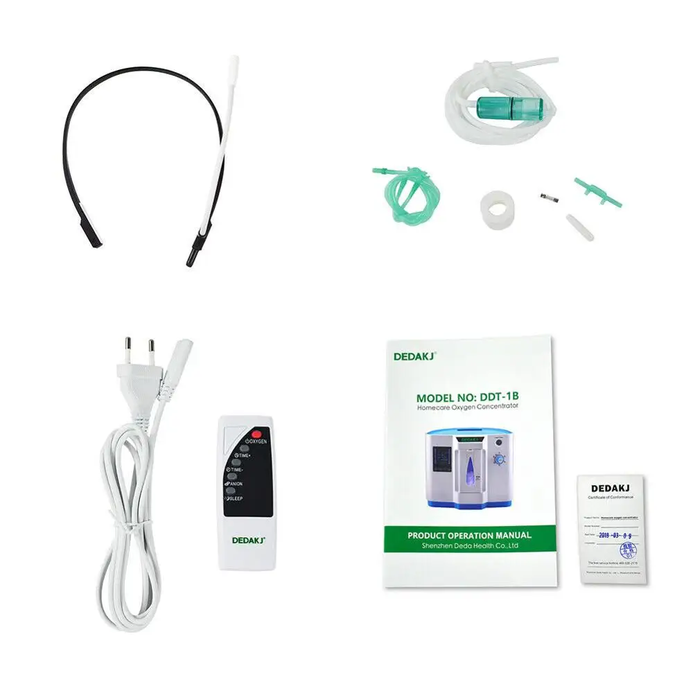 

220V Portable 1-6L/min Adjustable Oxygene Concentrator Machine Air Concentrator Generator Home Air Purifier 30%~90%
