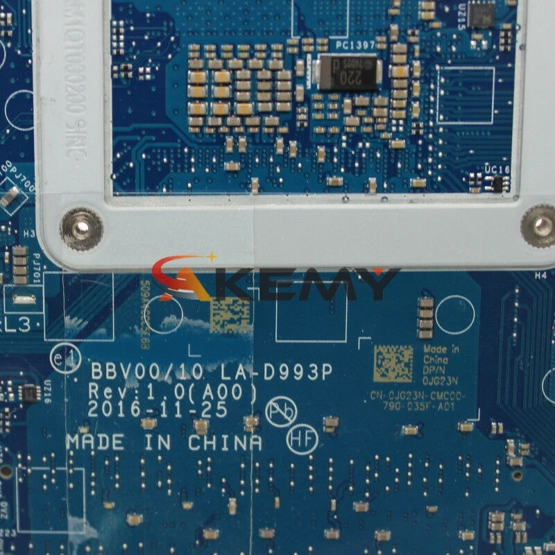 Online LA-D993P Laptop Motherboard Für For DELL Inspiron 15-7567 Original Mainboard I7-7700HQ GTX1050-4GB