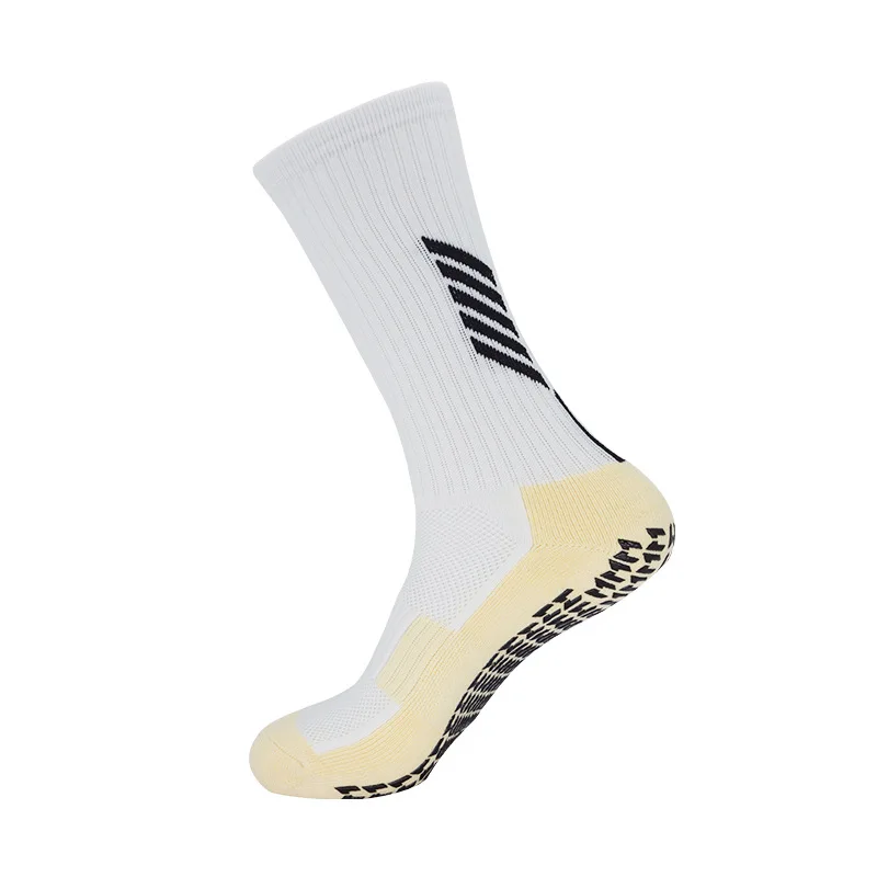 

New Sports Anti Slip Football Socks Cotton Knee Long Soccer Men Socks Calcetines Futebol Meia Antiderrapante Fussball