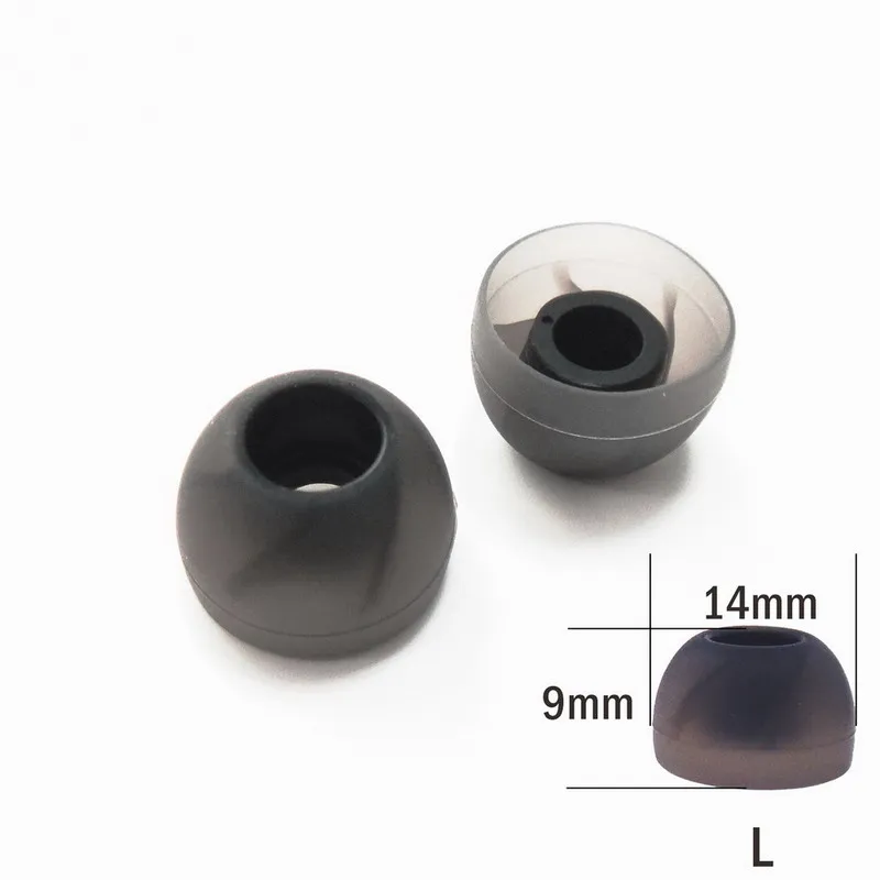 12pcs black La TENNMAK 12 шт./упак. эксклюзивный turbo Вихрь силиконовые вкладыши для ушей и на рукавах и в нижнем части уха pad и ушной вкладыш& Аксессуары для наушников, Размеры S/M/L Размер - Цвет: 12pcs black La