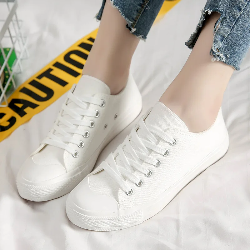 Женские кроссовки Женская 2021 новая обувь на шнуровке цвета: белый женские