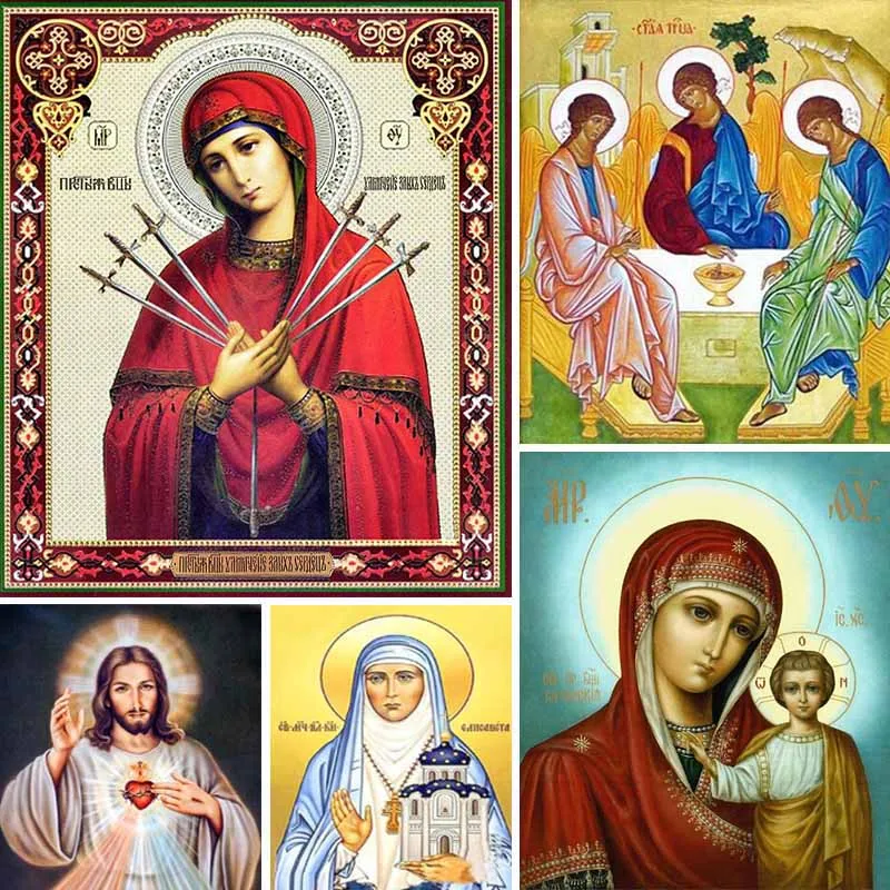 Алмазная вышивка 5d &quotВера&quot крестиком D63 | Дом и сад