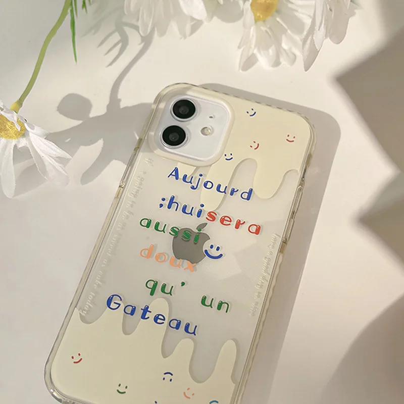 

Retro Cream Smiley Covers Cases For iPhone 12 12min 12Pro 12ProMax 11 11Pro 11ProMax SE2020 X XS XSMAX XR 7 8 7Plus 8Plus
