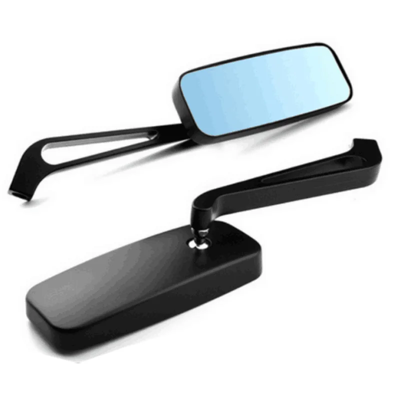 Черные 8 мм 10 мотоциклетные боковые зеркала заднего вида для Honda Yamaha Kawasaki уличные