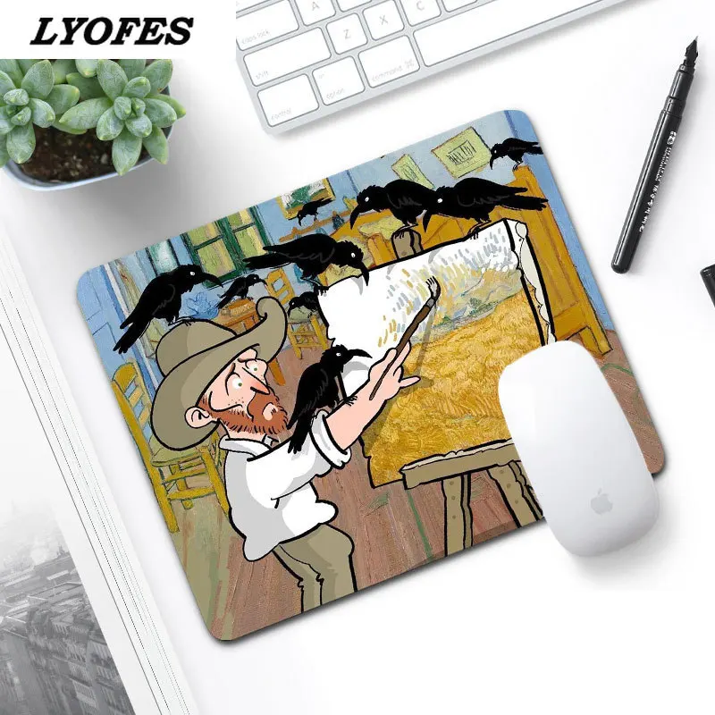 

Kawaii Desk Pad Mouse Pad Cute Mouse Pad Gaming Writing Desk Mats Gamer Round Square Deskpad for Office Home PC Computer Art
