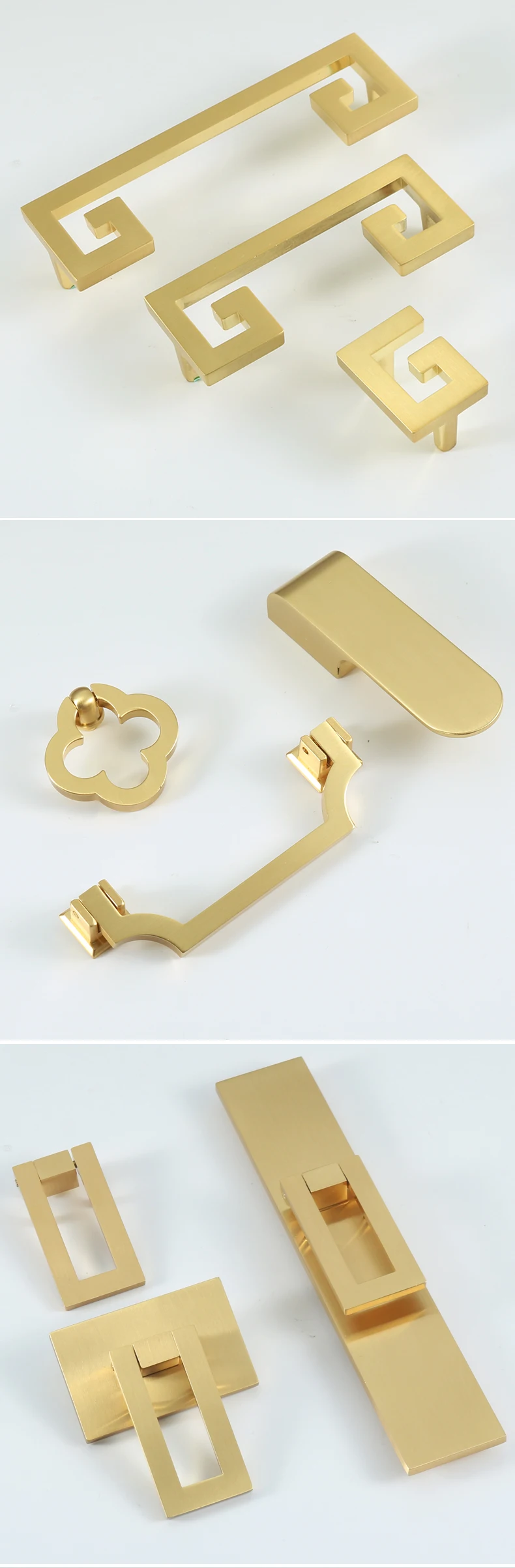 Vintage style/ Cabinet Knobs and Handles Drawer Furnitures Cupboard Wardrobe golden Knobs
