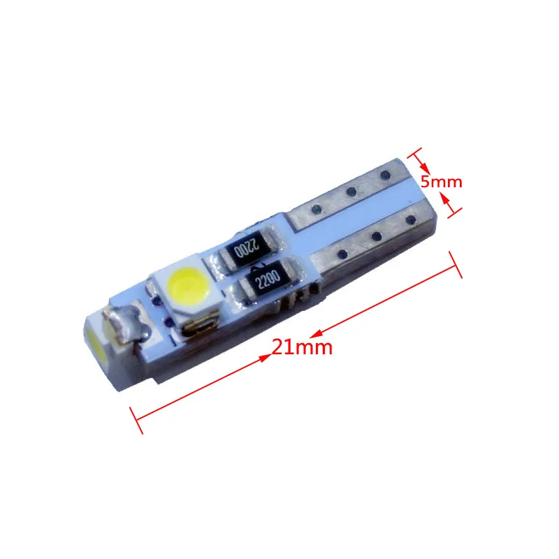 KTSCAR 20 шт. Автомобильный светодиодный T5 3 smd 3528 Клин светильник лампа 3SMD инструмент