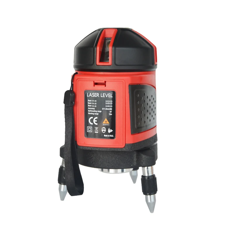 Лазерный уровень TECLASER самовыравнивающийся вращающийся на 360 градусов крест