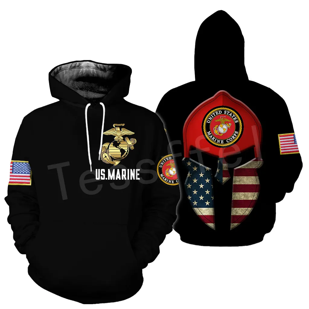 

Tessffel America Marine Camo Skull Pullover Soldier Army NewFashion Harajuku 3DPrint Zip/Hoodie/Sweatshirt/Jacket/Men/Women B-17