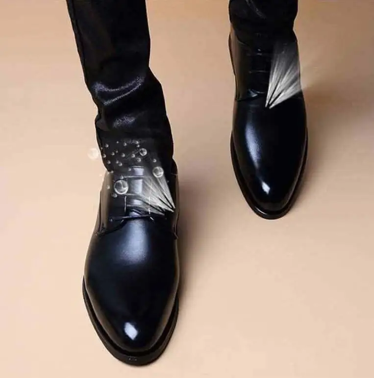 Мужские кожаные ботинки в британском стиле повседневные теплые высокого