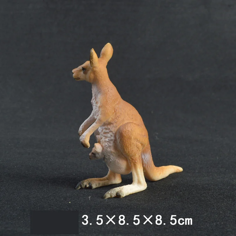 Моделирование животных модель плотная панда кенгуру верблюд верблюда джунгли