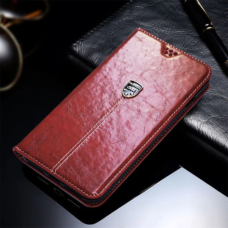 wallet cover luxury retro slim leather flip cover for umidigi a3s a3x mobile phone case flip leather case card slot bracket free global shipping