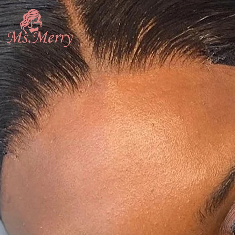 Женский парик на сетке Ms.Merry 4*4 с прямыми детскими волосами 20-30 дюймов бразильский