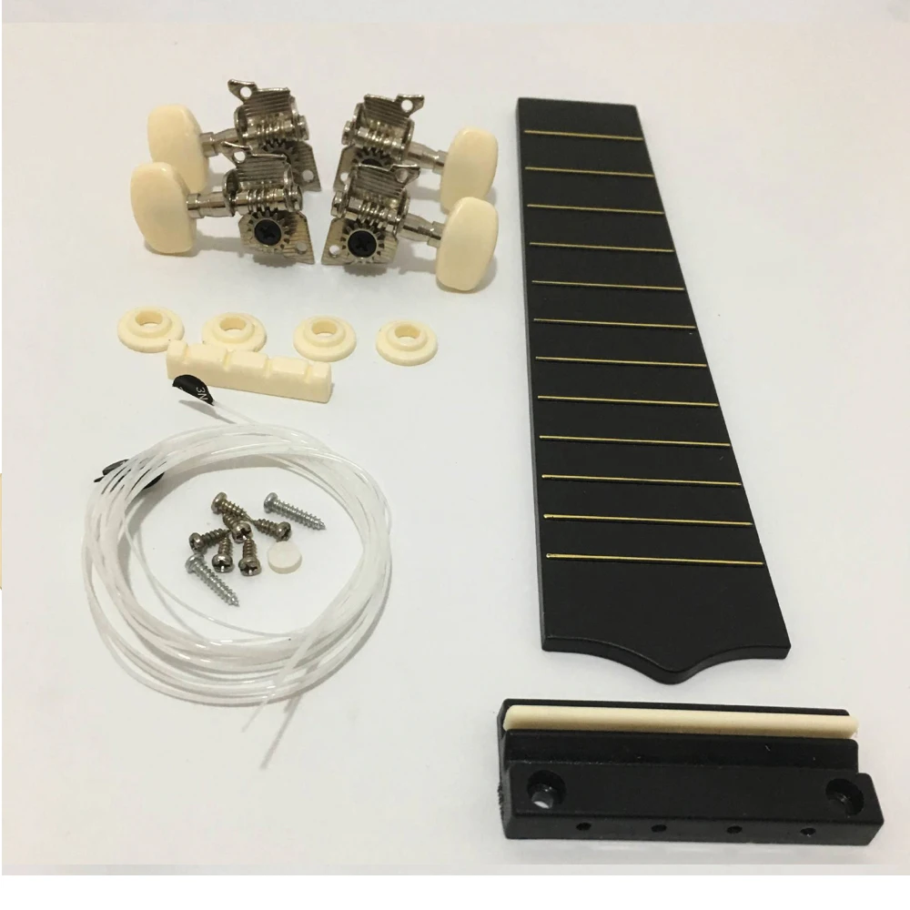 21 inch DIY Ukulele Kit For Children Basswood Concert Hawaii Guitar for Handwork Painting Parents-child Campaign DIY02 | Спорт и