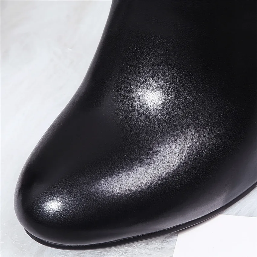 

Sexy Boots Woman High Heel Boots High Heels For Women Shoes Spring Autumn Ankle Boots Booties Female Small Big Size 34 - 48