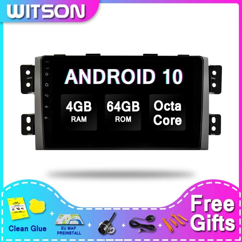 WITSON большой экран Android 10 2 Din в тире Автомобильный dvd плеер для SUBARU FORESTER 2008 4RAM