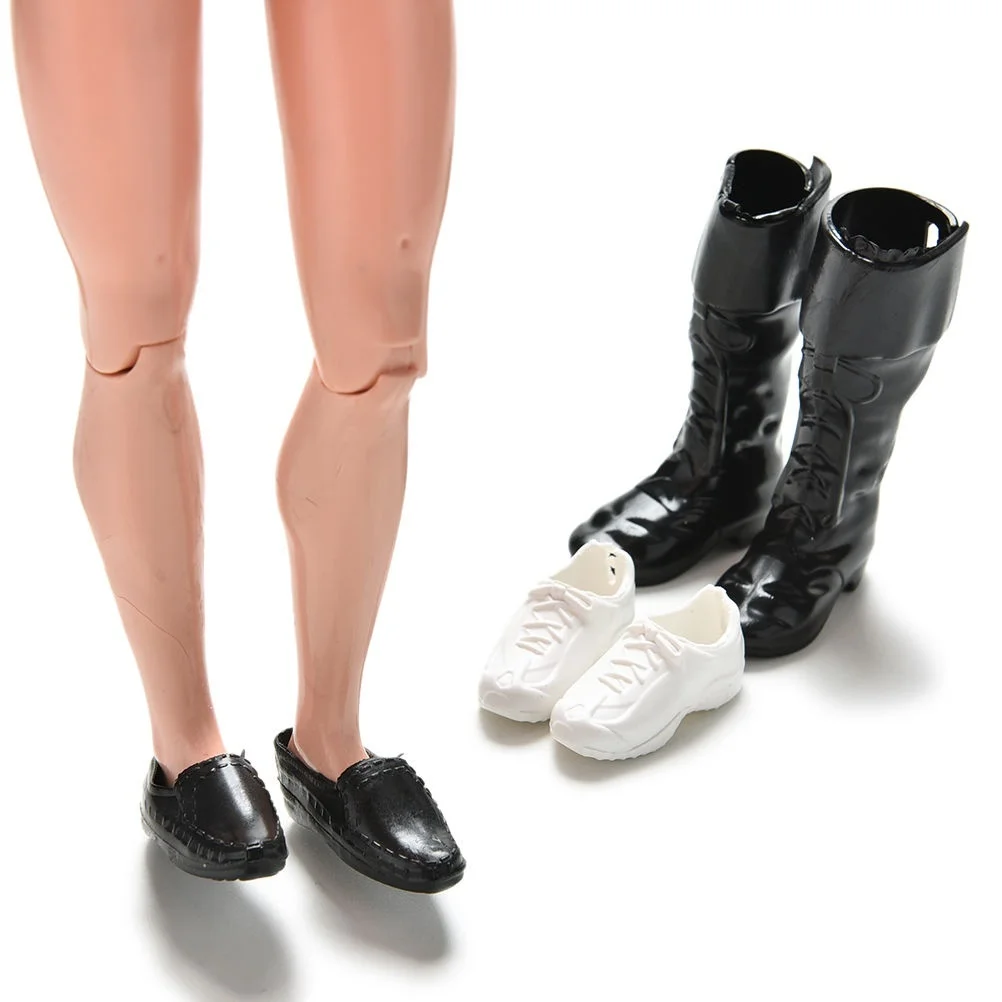 4 пары модные туфли на высоком каблуке для кукол Blyth 1/6 ботинки Licca мини-обувь Momoko
