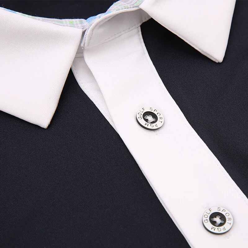 PGM Мужская футболка для гольфа мужские топы с коротким рукавом одежда летняя