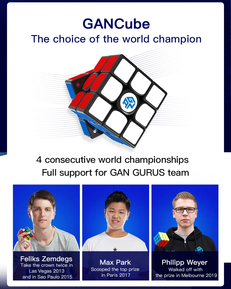Gan354M 3x3x3 Магнитный куб Gan356 air SM X R S GAN XS RS 356 354 RSC GAN354 M 3x3 магический скоростной куб, развивающие игрушки