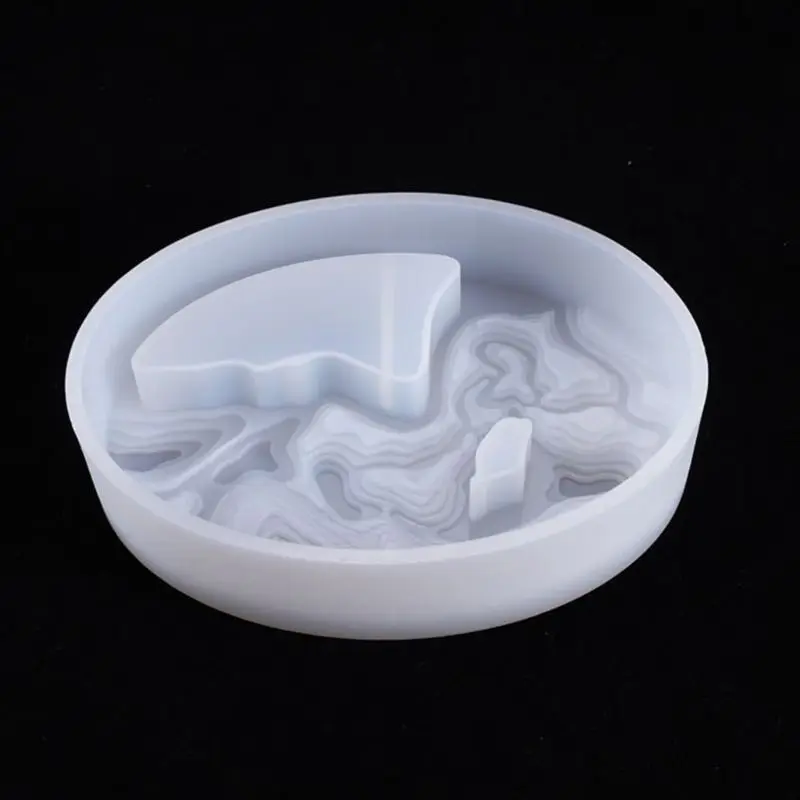 

Crystal Epoxy Resin Mold Oval Potted Casting Silicone Mould Handmade DIY Crafts Decorations Making Tools corrosion resistant