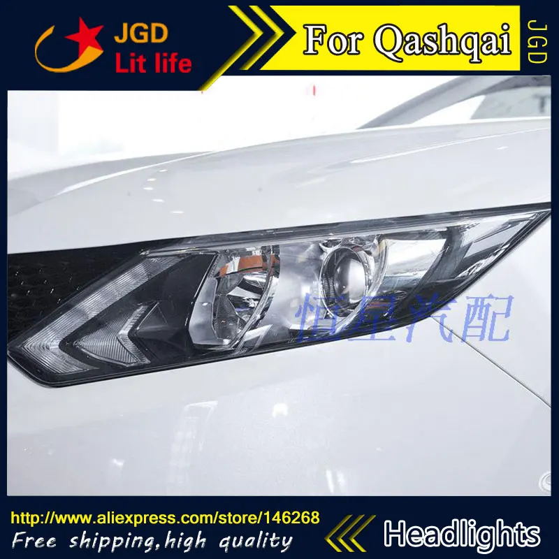 Автомобильный Стайлинг светодиодный HID Rio чехол для фары Nissan Qashqai 2015 2016
