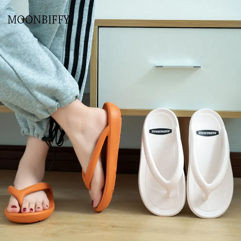 

Шлепанцы женские повседневные, мягкие сандалии на толстой подошве, пляжные шлепанцы, плоская подошва, летняя обувь