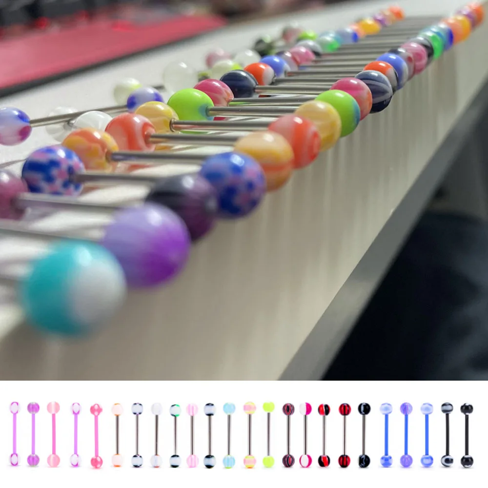 Оптовая продажа 30 шт. пирсинг промышленный хирургические Сталь УФ мягкий