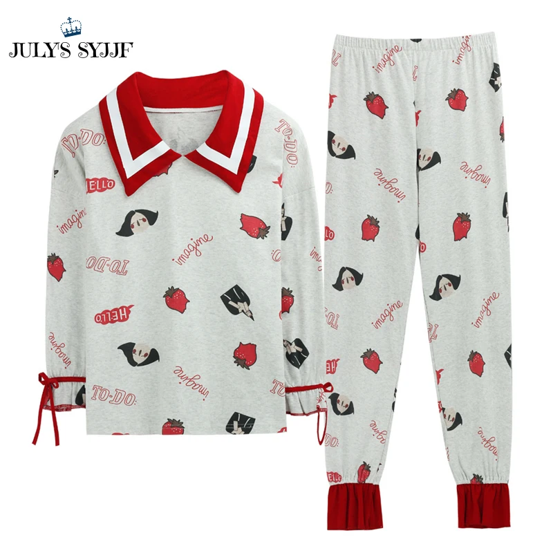 JULY'S SYJJF женский пижамный комплект из 2 предметов Мягкая Милая Пижама принцессы