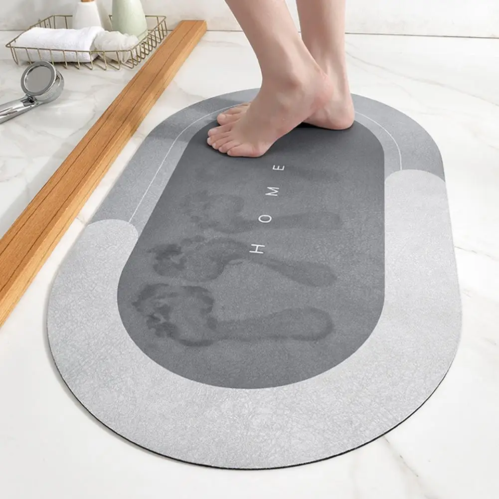 

Super Absorbent Bath Mat Quick Drying Bathroom Carpet Modern Simple Non-slip Floor Mats Home Oil-proof Kitchen Mat