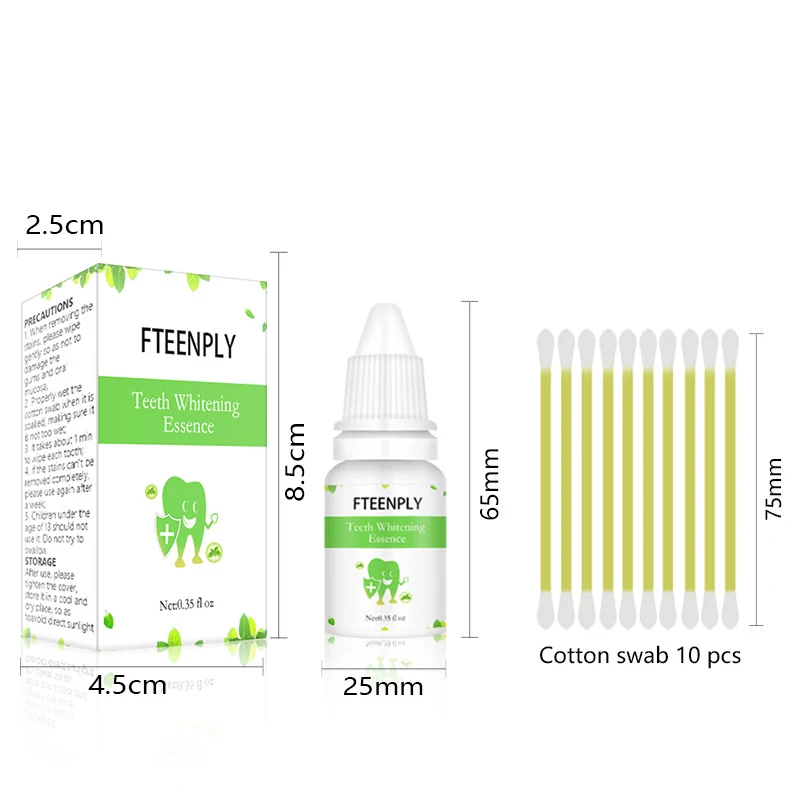 Отбеливающая эссенция для гигиены полости рта ежедневного использования