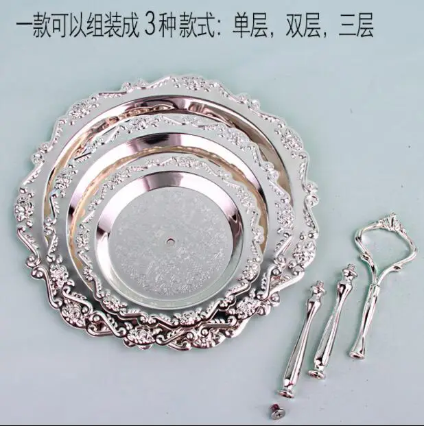 Трехслойная Кружевная декоративная белая металлическая железная подставка под