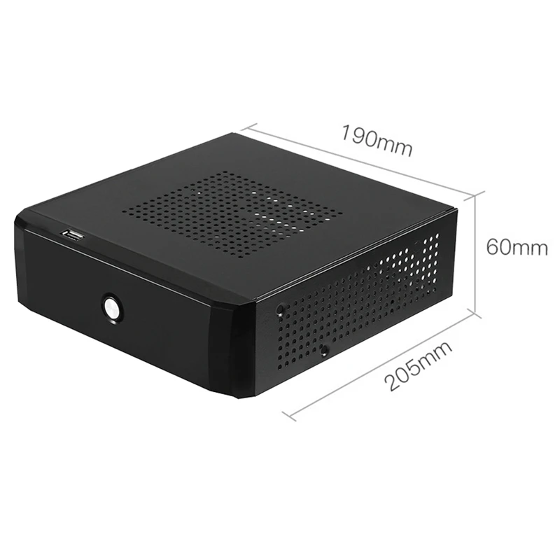 Настольный блок питания для игр HTPC Host Office Home 2 0 USB Mini ITX с отверстием радиатора