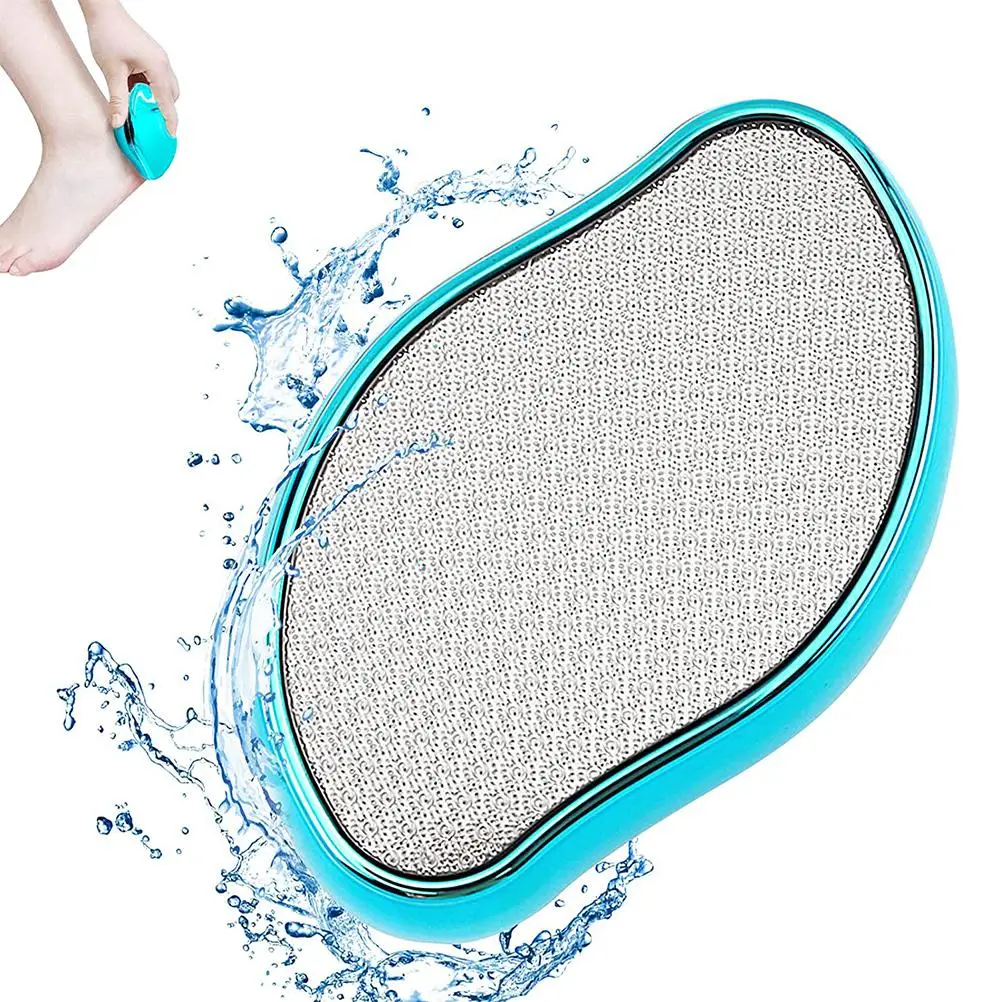 Nano Glass Foot Grinding Stone Remove Dead Skin Calluses Remover Feet Hands Sanding Stone Portable Home Pedicure Foot Care Tools