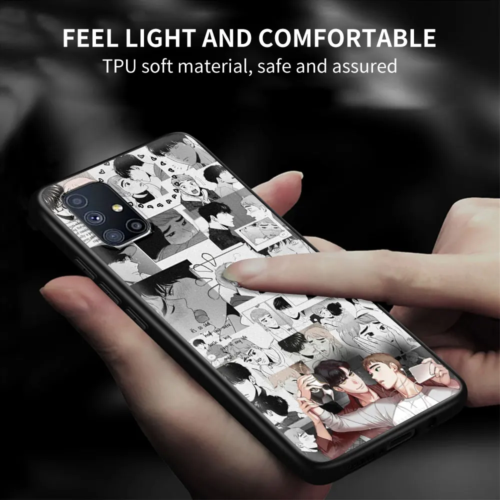 

Shockproof Case for Samsung Galaxy M30S M31 M31S M51 M11 M01 M20 M40 F41 M31 Phone Silicone TPU Shell Anime bj alex