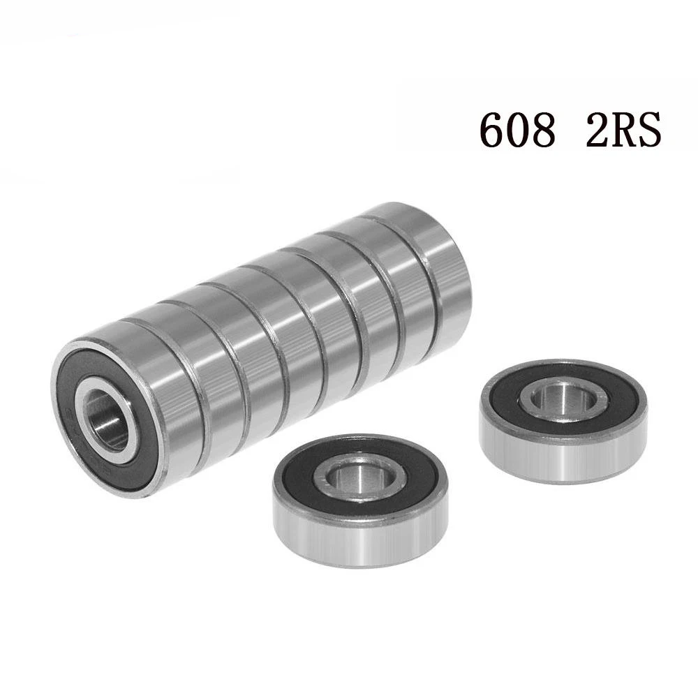 4 шт./лот шарикоподшипник 608zz 608 2RS 8X22X7 Однорядный глубокий паз стальной