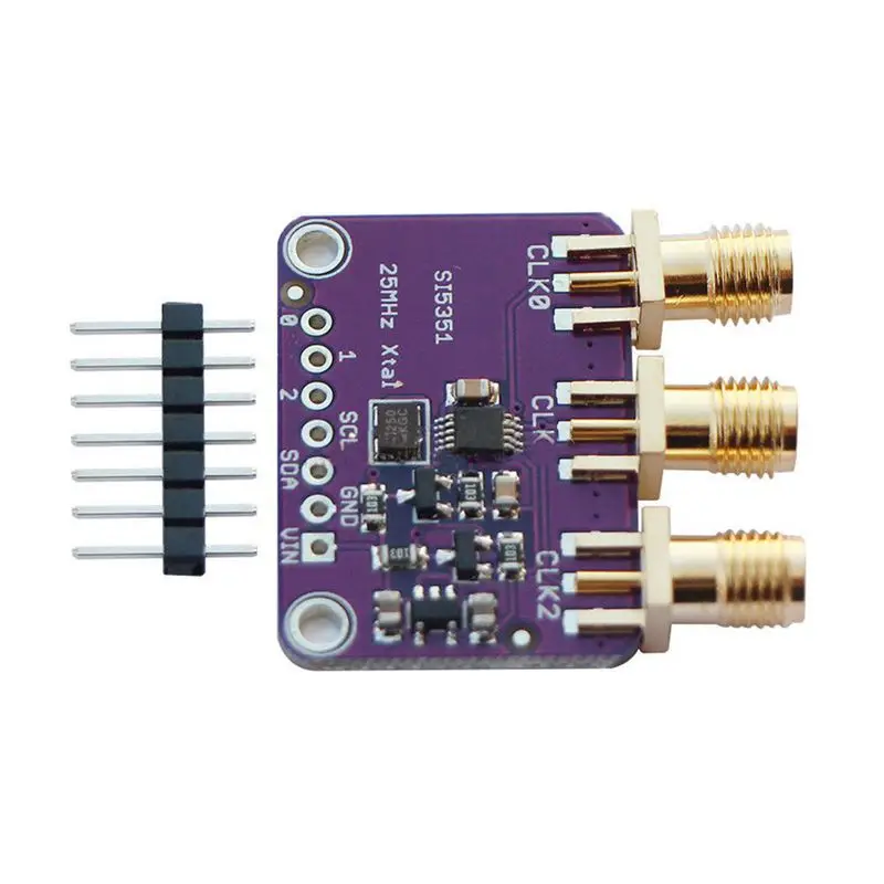 Si5351a I2C 25MHZ Clock Generator Breakout Board 8Khz To 160Mhz For Arduino | Инструменты