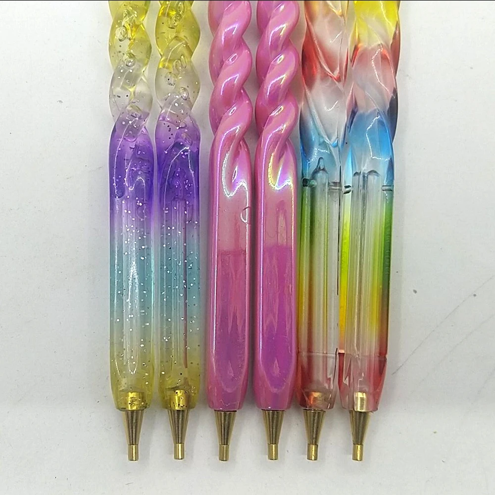 Алмазная живопись крестиком с точечным сверлением и мозаикой Набор инструментов Новая ручка красочный океан с цепочкой вышивальные принадлежности Воск на.